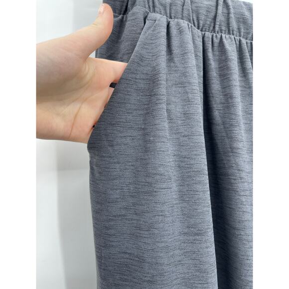 Old Navy Womens Active Go Dry Heather Dark Gray Wide Leg Stretchy Pants XL Tall - Picture 3 of 14